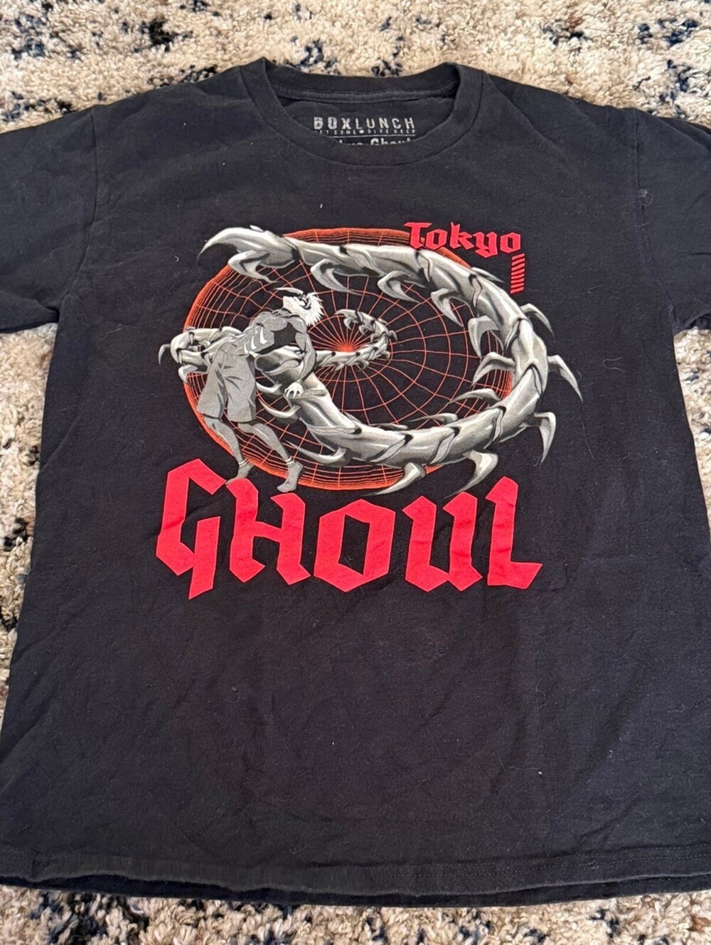 Tokyo Ghoul Kaneki Black Graphic Tee S BoxLunch